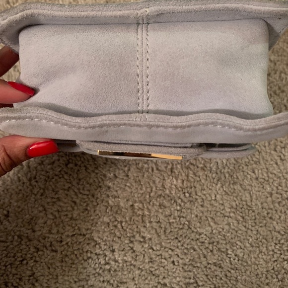 Mini suede handbag - Picture 3 of 6